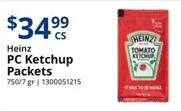 Restaurant Depot Heinz PC Ketchup Packets offer