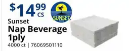 Restaurant Depot Sunset Nap Beverage 1ply offer