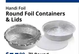 Restaurant Depot Handi Foil Round Foil Containers & Lids offer