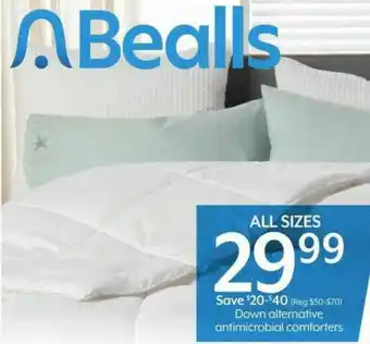 Bealls Down Alternative Antimicrobial Comforters offer