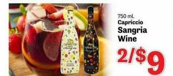 Capriccio Sangria Wine