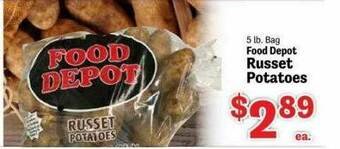 Food Depot Food Depot Russet Potatoes offer