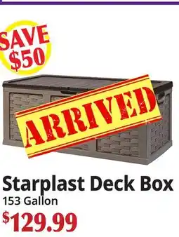 Ocean State Job Lot Starplast Deck Box offer