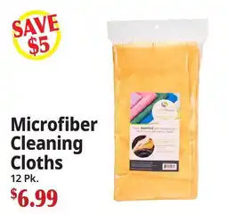 Ocean State Job Lot Microfiber Cleaning Cloths offer
