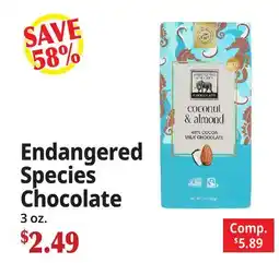 Ocean State Job Lot Endangered Species Chocolate offer