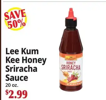 Ocean State Job Lot Lee Kum Kee Honey Sriracha Sauce offer