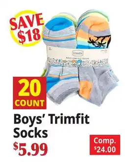 Ocean State Job Lot Boys' Trimfit Socks offer