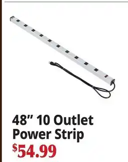 Ocean State Job Lot 48 10 Outlet Power Strip offer