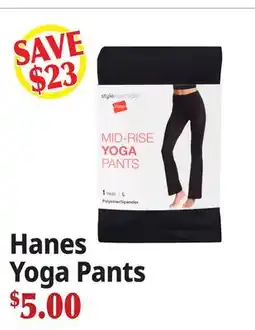 Ocean State Job Lot Hanes Yoga Pants offer