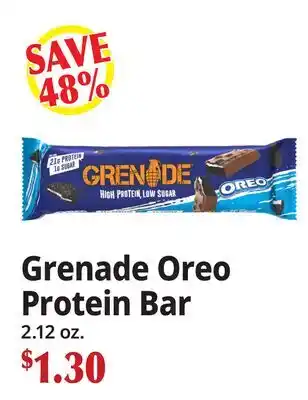 Ocean State Job Lot Grenade Oreo Protein Bar offer