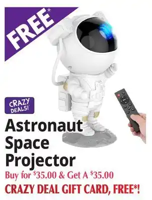 Ocean State Job Lot Astronaut Space Projector offer