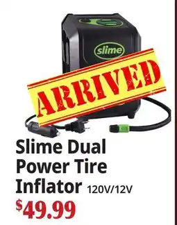 Ocean State Job Lot Slime Dual Power Tire Inflator offer