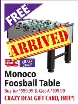 Ocean State Job Lot Monoco Foosball Table offer