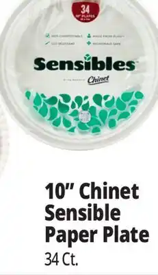Ocean State Job Lot Chinet Sensibles 10 Plates 34 ct offer
