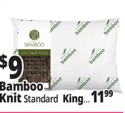 Ocean State Job Lot Essence of Bamboo Knit Jumbo Pillow offer