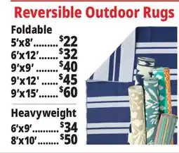 Ocean State Job Lot Reversible Rugs offer