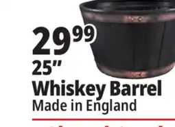 Ocean State Job Lot Whiskey Barrel Resin Planter 24.6 offer