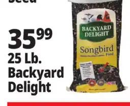 Ocean State Job Lot Backyard Delight Songbird Food 25 lbs offer