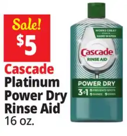 Ocean State Job Lot Cascade Rinse Aid 16 oz offer