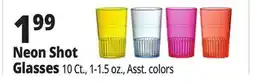 Ocean State Job Lot Neon Shot Glasses offer
