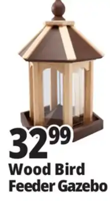 Ocean State Job Lot Wood Bird Feeder Gazebo offer