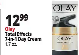 Ocean State Job Lot Olay Total Effects 7-In-1 Day Cream 1.7 oz offer