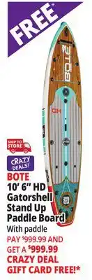Ocean State Job Lot 10' 6 HD Gatorshell Stand Up Paddle Board offer