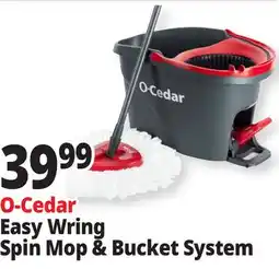 Ocean State Job Lot O-Cedar Easy Wring Spin Mop & Bucket System offer