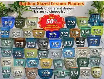 Ocean State Job Lot Planters offer