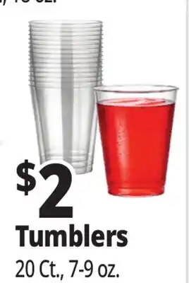 Ocean State Job Lot Tumblers offer