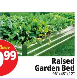 Ocean State Job Lot Galvanized Raised Garden Bed 96 x 48 x 12 offer