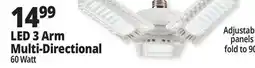 Ocean State Job Lot LED 3 Arm Multi-Directional offer
