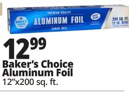 Ocean State Job Lot Baker's Choice Aluminum Foil offer