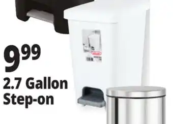 Ocean State Job Lot Sterilite Step-On 2.7 Gal Wastebasket offer