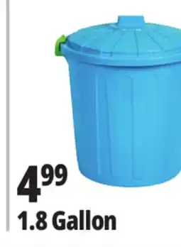 Ocean State Job Lot Round Clear Storage Bucket with Latching Lid offer