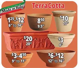 Ocean State Job Lot Terracotta Planters offer