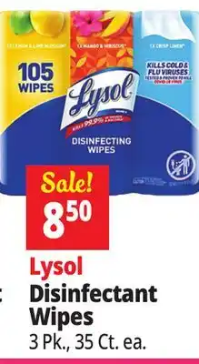 Ocean State Job Lot Lysol Disinfectant Wipes offer