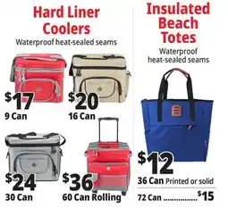 Ocean State Job Lot North Peak 9-Can Hardliner Cooler Red offer