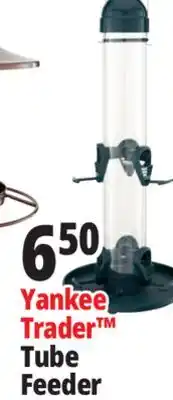 Ocean State Job Lot Yankee Trader Bird Tube Feeder with Tray Green offer