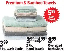 Ocean State Job Lot Premium & Bamboo Towels offer