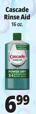 Ocean State Job Lot Cascade Rinse Aid 16 oz offer