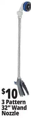 Ocean State Job Lot Tiller & Rowe 3-Pattern Adjustable Head Watering Wand offer