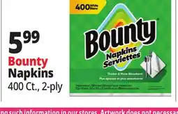 Ocean State Job Lot Bounty Napkins offer