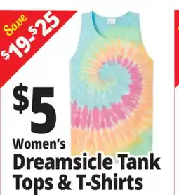Ocean State Job Lot Women's Dreamsicle Tank Tops * T-Shirt offer