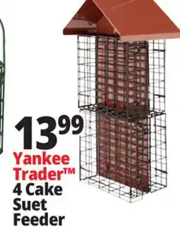 Ocean State Job Lot Yankee Trader 4 Cake Suet Feeder offer