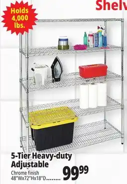 Ocean State Job Lot Method Storage Systems 5-Tier Adjustable Heavy-Duty Shelving 48 x 18 x 72 offer