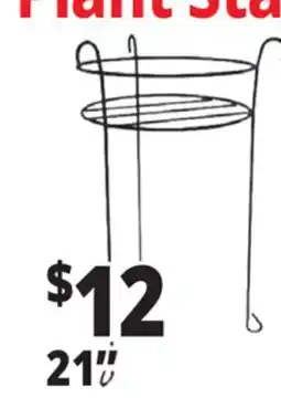 Ocean State Job Lot Decorative Black Plant Stand 21 offer