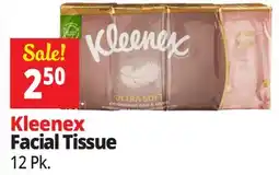 Ocean State Job Lot Kleenex Ultra Soft Pocket Pack Face Tissues 12 Count offer