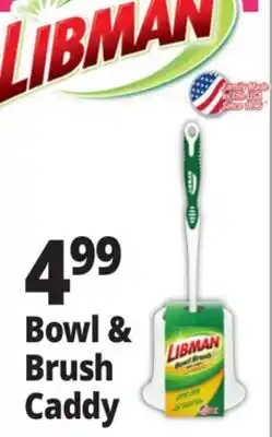 Ocean State Job Lot Libman Bowl Brush & Caddy 2 Piece offer
