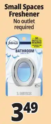 Ocean State Job Lot FEBREZE Small Spaces Freshener offer